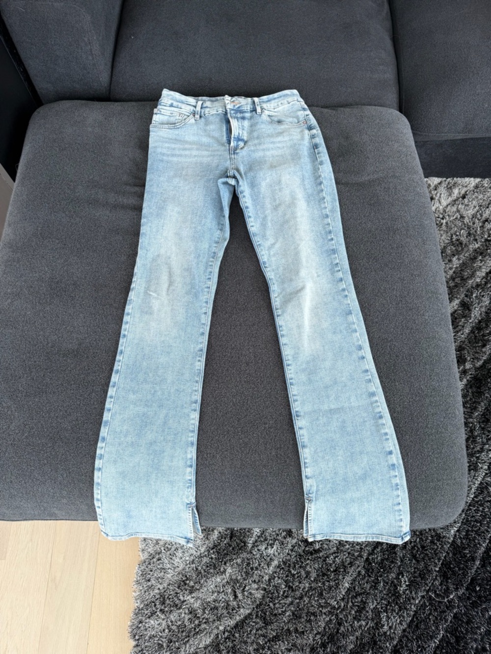 Express Light Blue Boot Cut Jeans